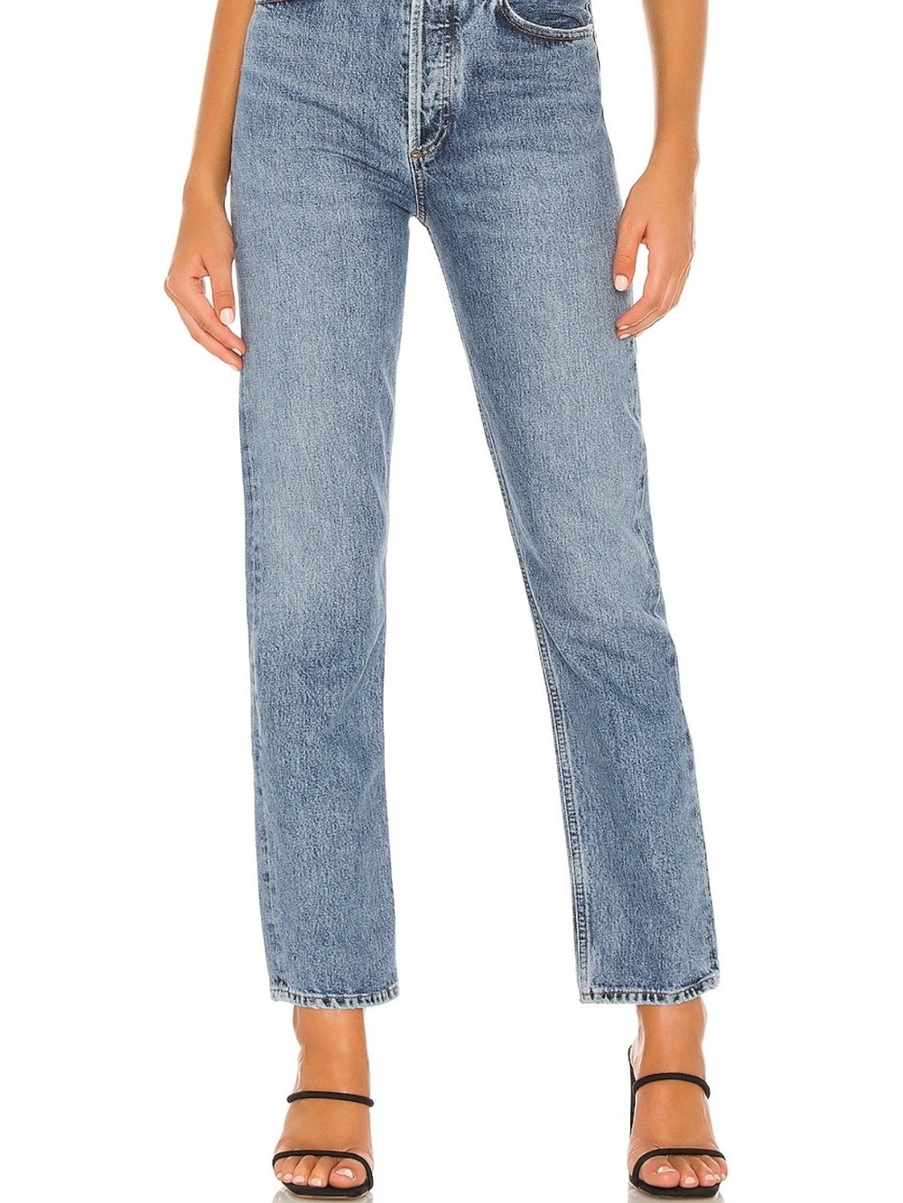 NWT Agolde 90’s Pinch Waist Jeans in Navigate sz 26 100% cotton